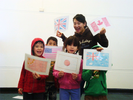 We can say the countries in Mandarin